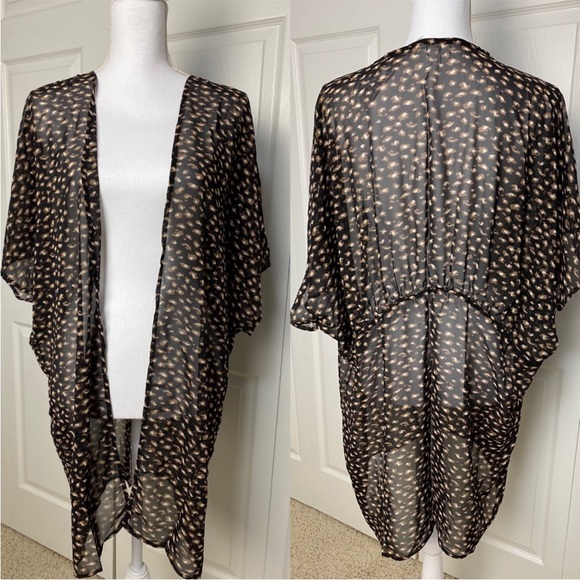🦋2/$15🦋 Maurices Cheetah Print Kimono - Picture 5 of 5
